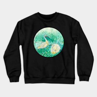Dancing Egrets Crewneck Sweatshirt